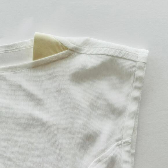 Lululemon LAB White Crinkle Sheer Tank Top Size 14 Avante Garde Casual - Picture 4 of 7